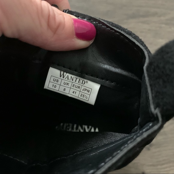 Wanted Black Booties NWOT - Picture 6 of 7